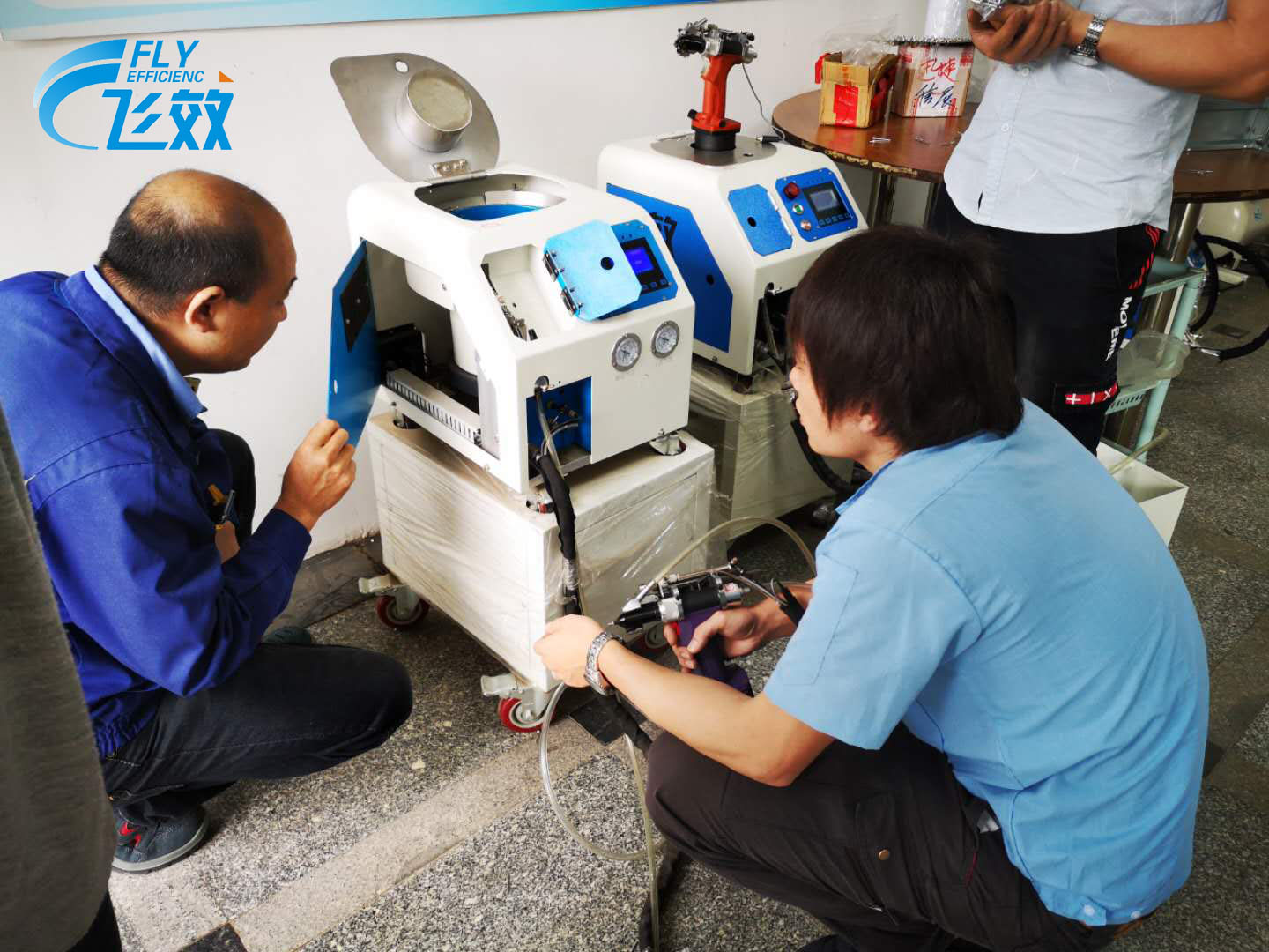 飞效自动拉铆枪客户见证